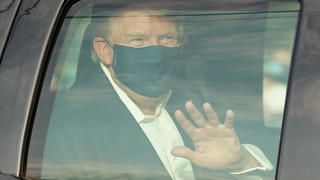 Trump Went on a Little Hermetically-Sealed Virus Ride, As a Treat